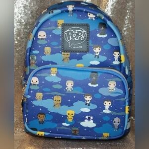 Loungefly Funko POP Star Wars Celebration Mini Backpack NWT Lea Chewy Vader R2D2